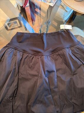 aerie Black Mini Skirt with Wide Waistband